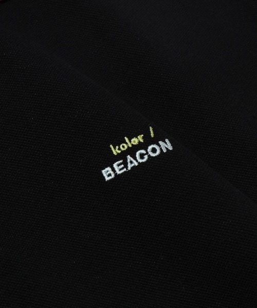 kolor BEACON(カラービーコン)の「26SBM-T01232(ポロシャツ・メンズ・ブラック/オレンジ/ヘザーグレー/ホワイト・2/3/1)」の7枚目の写真