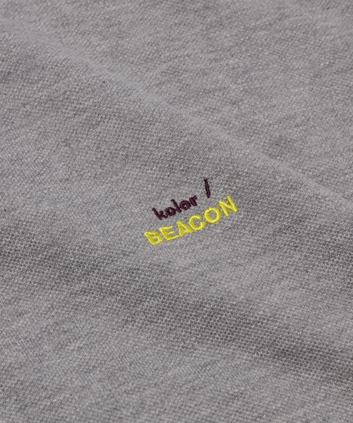 kolor BEACON(カラービーコン)の「26SBM-T01232(ポロシャツ・メンズ・ブラック/オレンジ/ヘザーグレー/ホワイト・2/3/1)」の15枚目の写真