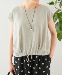 BEARDSLEY | リネン裾ドロストブラウス(シャツ/ブラウス)