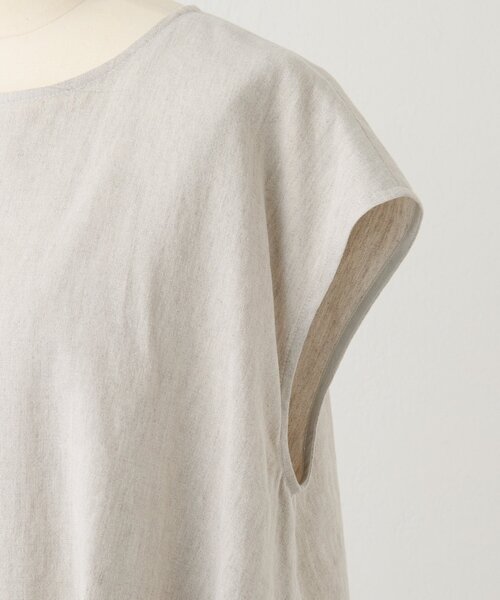BEARDSLEY（ビアズリー）の「リネン裾ドロストブラウス（シャツ/ブラウス・レディース・ブラック/グレー/ベージュ・FREE）」の15枚目の写真