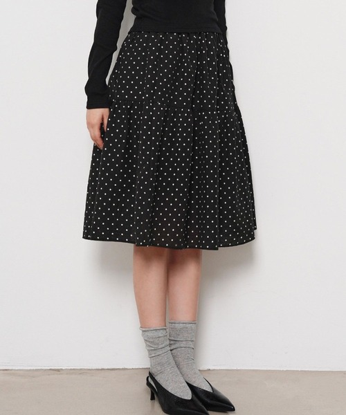 3.3 Field Trip (3.3フィールドトリップ)の「3.3 Field Trip/ドットスカート(スカート・レディース・ブルー/ブラック・FREE)」の14枚目の写真