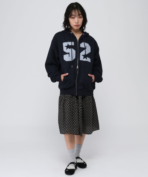3.3 Field Trip (3.3フィールドトリップ)の「3.3 Field Trip/ドットスカート(スカート・レディース・ブルー/ブラック・FREE)」の19枚目の写真
