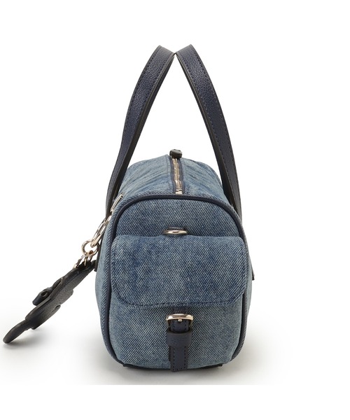 Guess(ゲス)の「KASSIE Small Box Satchel(ハンドバッグ・レディース・インディゴブルー・ONE SIZE)」の2枚目の写真