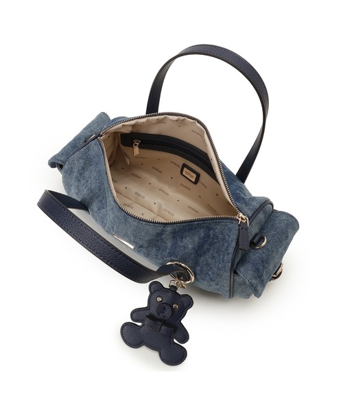 Guess(ゲス)の「KASSIE Small Box Satchel(ハンドバッグ・レディース・インディゴブルー・ONE SIZE)」の7枚目の写真