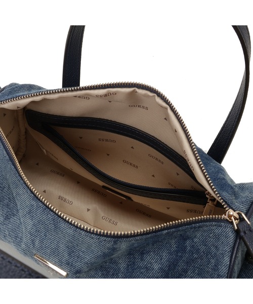 Guess(ゲス)の「KASSIE Small Box Satchel(ハンドバッグ・レディース・インディゴブルー・ONE SIZE)」の12枚目の写真