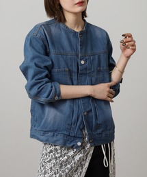 FUNALIVE（ファンアライブ）の「ラウンドカラーGジャンデニムシャツ（デニムジャケット）」