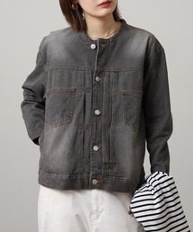 FUNALIVE（ファンアライブ）の「ラウンドカラーGジャンデニムシャツ（デニムジャケット）」