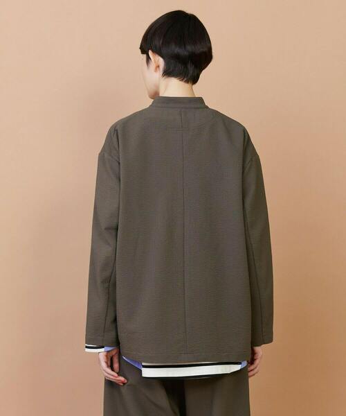 FRAPBOIS（フラボア）の「サッカー ジャケット（ブルゾン・レディース・カーキ/ブラック・1/2）」の21枚目の写真