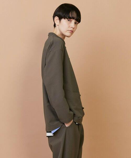 FRAPBOIS（フラボア）の「サッカー ジャケット（ブルゾン・レディース・カーキ/ブラック・1/2）」の20枚目の写真