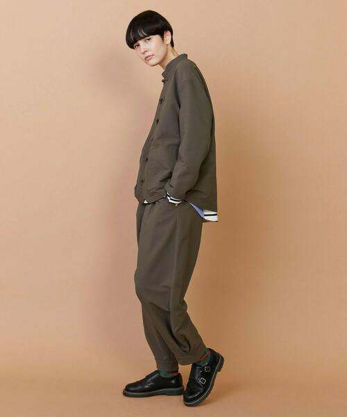 FRAPBOIS（フラボア）の「サッカー ジャケット（ブルゾン・レディース・カーキ/ブラック・1/2）」の13枚目の写真