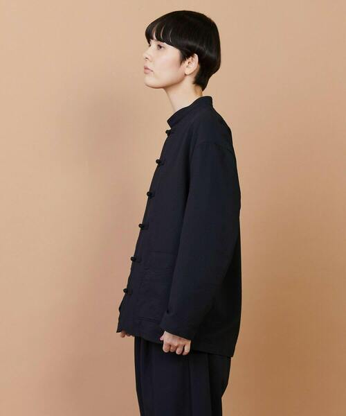 FRAPBOIS（フラボア）の「サッカー ジャケット（ブルゾン・レディース・カーキ/ブラック・1/2）」の11枚目の写真