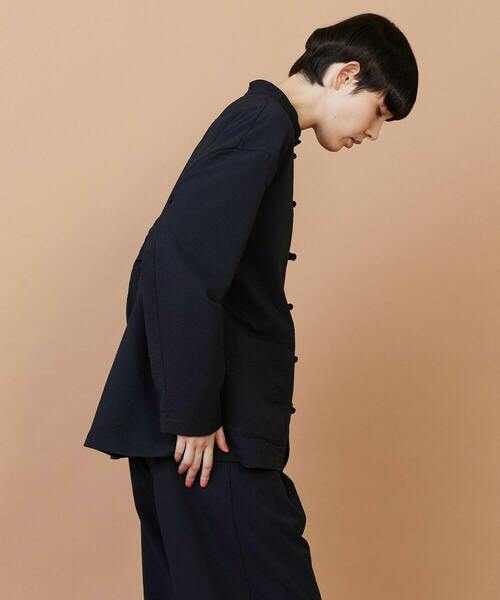 FRAPBOIS（フラボア）の「サッカー ジャケット（ブルゾン・レディース・カーキ/ブラック・1/2）」の9枚目の写真