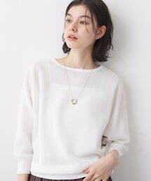 Dessin | 【洗える】シアーリラックスニット(ニット/セーター)