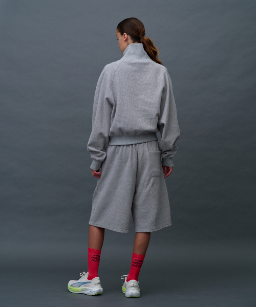 MENASOO（ミナス）の「Waffle Sweat Training Bermuda Pants（その他パンツ・レディース・スカイブルー/ブラック/ミックスグレー・F）」の11枚目の写真