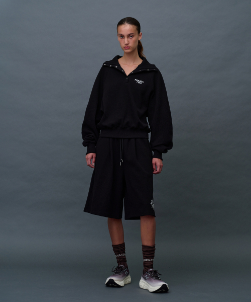 MENASOO（ミナス）の「Waffle Sweat Training Bermuda Pants（その他パンツ・レディース・スカイブルー/ブラック/ミックスグレー・F）」の20枚目の写真