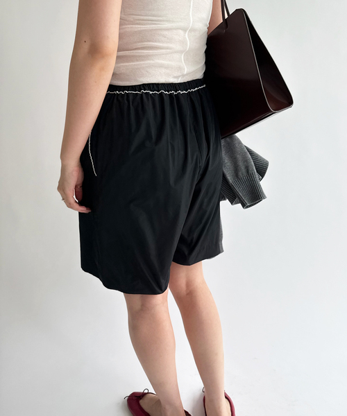 EDIT. FOR LULU(エディットフォールル)の「タフタハーフショーツ(その他パンツ・レディース・ブラック・FREE)」の13枚目の写真