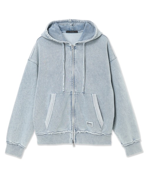 UNISEX L/Slv Hooded Zip-Up Jacket パーカー | GUESS(ゲス) JAPAN