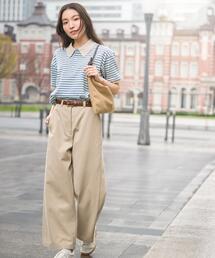 N.（N. Natural Beauty Basic） | ツイルワイドパンツ(その他パンツ)