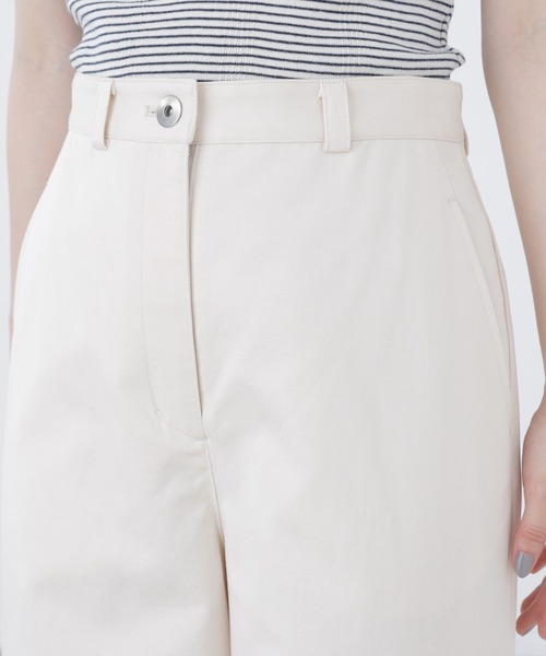 N.（N. Natural Beauty Basic）（エヌエヌナチュラルビューティーベーシック）の「ツイルワイドパンツ（その他パンツ・レディース・ベージュ/オフホワイト・FREE）」の14枚目の写真