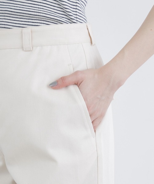 N.（N. Natural Beauty Basic）（エヌエヌナチュラルビューティーベーシック）の「ツイルワイドパンツ（その他パンツ・レディース・ベージュ/オフホワイト・FREE）」の16枚目の写真