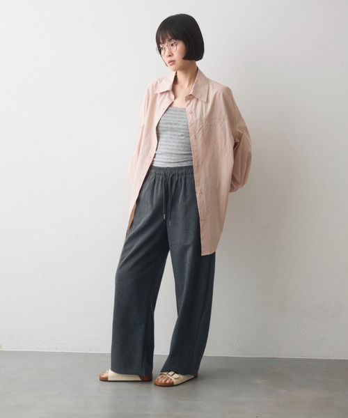 full/fill.（フルフィル）の「easy carve sweat pants / イージーカーブスウェットパンツ（スウェットパンツ・レディース・ダークグレー/グレー・FREE）」の16枚目の写真