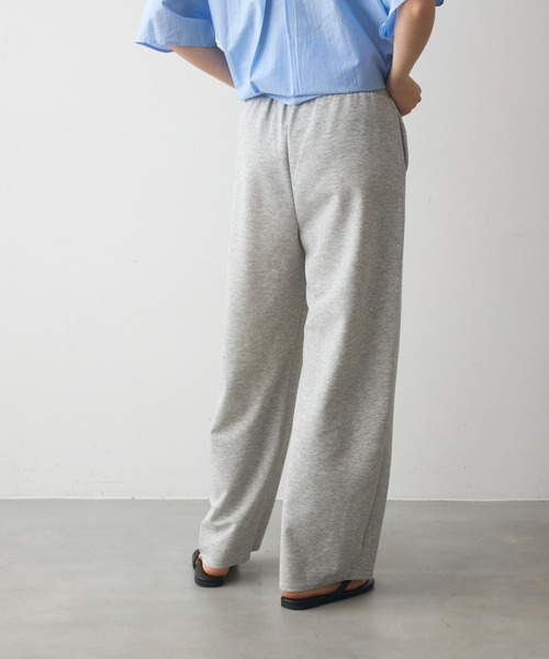 full/fill.（フルフィル）の「easy carve sweat pants / イージーカーブスウェットパンツ（スウェットパンツ・レディース・ダークグレー/グレー・FREE）」の5枚目の写真
