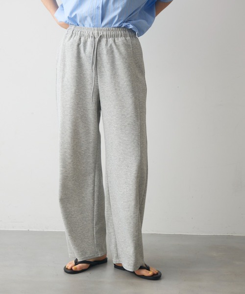 full/fill.（フルフィル）の「easy carve sweat pants / イージーカーブスウェットパンツ（スウェットパンツ・レディース・ダークグレー/グレー・FREE）」の20枚目の写真