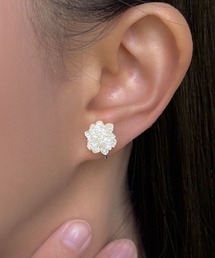 YU-KA:フラワーイヤリング flower earrings