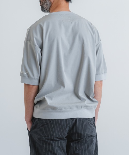 quadro（クオドロ）の「アサレチックポケ付プルオーバー（Tシャツ/カットソー・メンズ・オフホワイト/グレー/ブルー/チャコール・MEDIUM）」の10枚目の写真