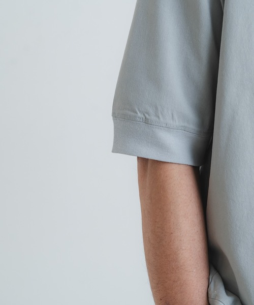 quadro（クオドロ）の「アサレチックポケ付プルオーバー（Tシャツ/カットソー・メンズ・オフホワイト/グレー/ブルー/チャコール・MEDIUM）」の15枚目の写真