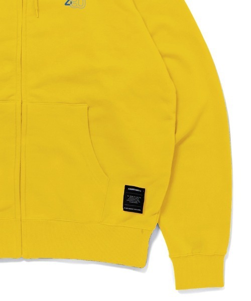 430（フォーサーティ）の「mpa4085- NF BIG LOVE FLOWER Z-U PARKA ジップパーカー(26-120)（パーカー・メンズ・グレー/ブラック/ホワイト/イエロー/ネイビー・1/0/3/2）」の8枚目の写真