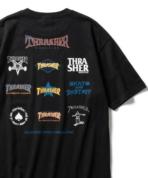 THRASHER(スラッシャー)の「2026SS THRASHER/スラッシャー オーバーサイズ ワンポイント刺繍 バックプリント 半袖Tシャツ メンズ レディース(Tシャツ/カットソー・メンズ・ブラック系その他/ホワイト系その他3/ホワイト系その他/ブラック系その他2/ブラック系その他3/ホワイト系その他2・M/L)」の4枚目の写真