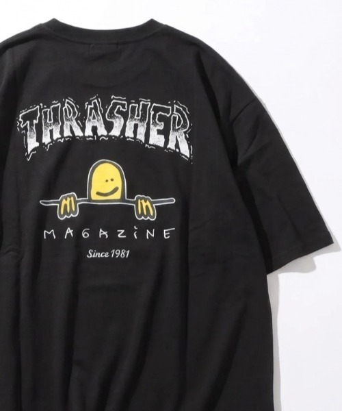 THRASHER(スラッシャー)の「2026SS THRASHER/スラッシャー オーバーサイズ ワンポイント刺繍 バックプリント 半袖Tシャツ メンズ レディース(Tシャツ/カットソー・メンズ・ブラック系その他/ホワイト系その他3/ホワイト系その他/ブラック系その他2/ブラック系その他3/ホワイト系その他2・M/L)」の5枚目の写真