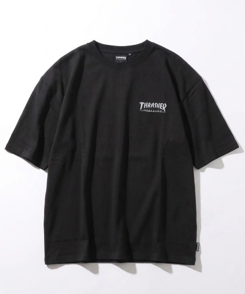 THRASHER(スラッシャー)の「2026SS THRASHER/スラッシャー オーバーサイズ ワンポイント刺繍 バックプリント 半袖Tシャツ メンズ レディース(Tシャツ/カットソー・メンズ・ブラック系その他/ホワイト系その他3/ホワイト系その他/ブラック系その他2/ブラック系その他3/ホワイト系その他2・M/L)」の9枚目の写真