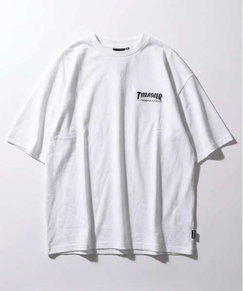 THRASHER(スラッシャー)の「2026SS THRASHER/スラッシャー オーバーサイズ ワンポイント刺繍 バックプリント 半袖Tシャツ メンズ レディース(Tシャツ/カットソー・メンズ・ブラック系その他/ホワイト系その他3/ホワイト系その他/ブラック系その他2/ブラック系その他3/ホワイト系その他2・M/L)」の7枚目の写真
