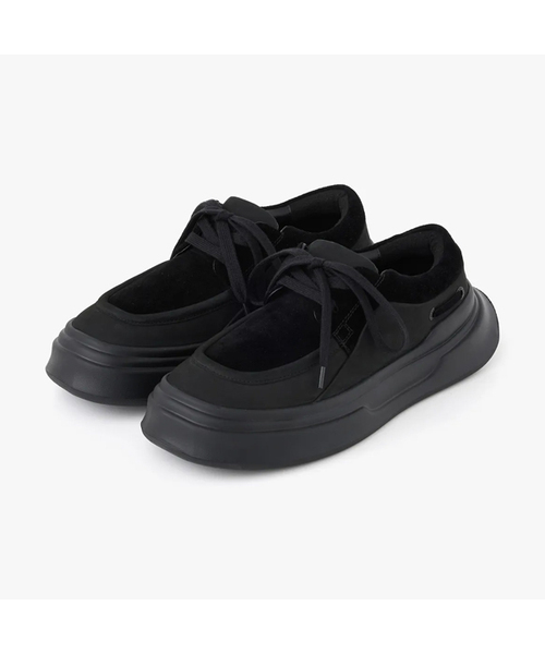 MISTAKE PROJECT BY KINCHI(ミステークプロジェクトバイキンチ)の「BOATDECK - BLACK(スニーカー・メンズ・その他・24cm/24.5cm/25cm/25.5cm/26cm/26.5cm/27.5cm/28cm/27cm)」の1枚目の写真