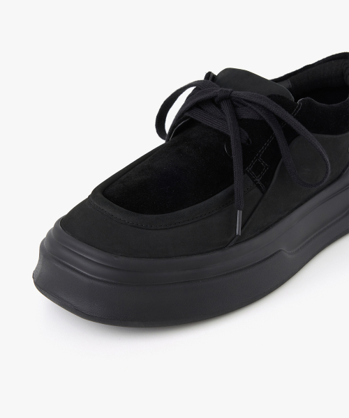 MISTAKE PROJECT BY KINCHI(ミステークプロジェクトバイキンチ)の「BOATDECK - BLACK(スニーカー・メンズ・その他・24cm/24.5cm/25cm/25.5cm/26cm/26.5cm/27.5cm/28cm/27cm)」の2枚目の写真
