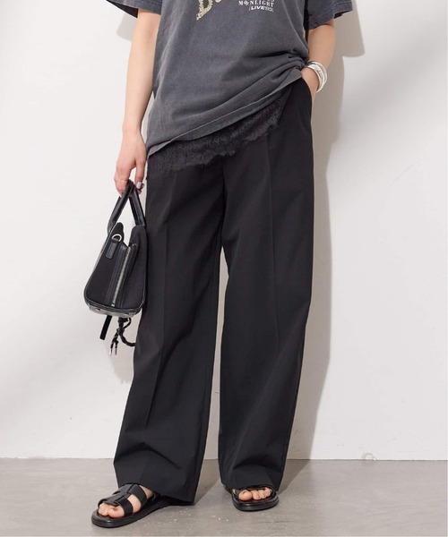 JOURNAL STANDARD(ジャーナルスタンダード)の「《追加2》【撥水/接触冷感/洗える/UV】リネンナイロンストレッチスラックス(その他パンツ・レディース・グレー/ブラック/ベージュ系その他・38/36/34)」の12枚目の写真