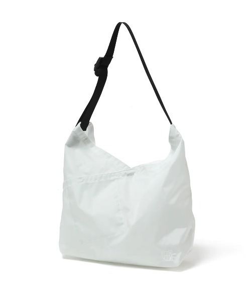 hobo(ホーボー)の「【hobo / ホーボー】AZUMA SHOULDER BAG M NYLON RIPSTOP(ショルダーバッグ・メンズ・ホワイト/ネイビー/ベージュ系その他/ブラック・FREE)」の1枚目の写真