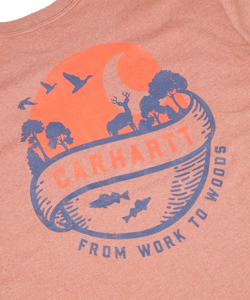 Carhartt(カーハート)の「【T18】【Carhartt/カーハート】S/S POCKET WOODS GRAPHIC TEE(Tシャツ/カットソー・メンズ・オレンジ・MEDIUM/LARGE)」の10枚目の写真