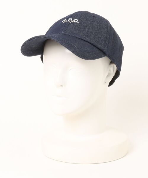 A.P.C. GOLF(アー・ペー・セー ゴルフ)の「Jean ボールキャップ(キャップ・レディース・ブラック/ブルー/ホワイト/ベージュ・S/M)」の1枚目の写真