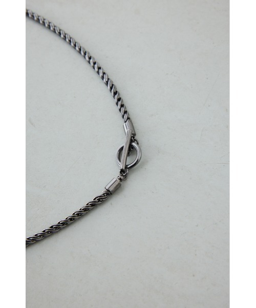 AZUL by moussy（アズールバイマウジー）の「マンテルチェーンネックレス（ネックレス・メンズ・ゴールド/ブラック/シルバー・FREE）」の21枚目の写真