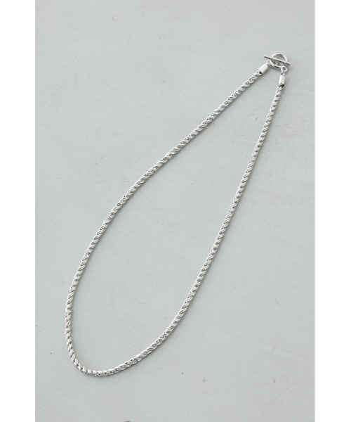 AZUL by moussy（アズールバイマウジー）の「マンテルチェーンネックレス（ネックレス・メンズ・ゴールド/ブラック/シルバー・FREE）」の4枚目の写真