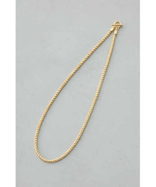AZUL by moussy（アズールバイマウジー）の「マンテルチェーンネックレス（ネックレス・メンズ・ゴールド/ブラック/シルバー・FREE）」の12枚目の写真