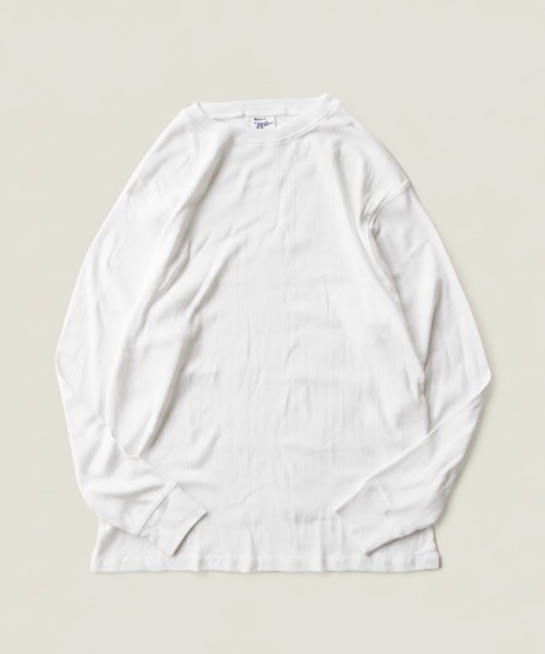 MILLER(ミラー)の「Robert P. Miller / パネルリブ CF長袖 / 142C(Tシャツ/カットソー・メンズ・ブルー系その他/グレー系その他/ブラウン系その他/ブラック/グレー/ホワイト・X-LARGE/LARGE/MEDIUM)」の2枚目の写真