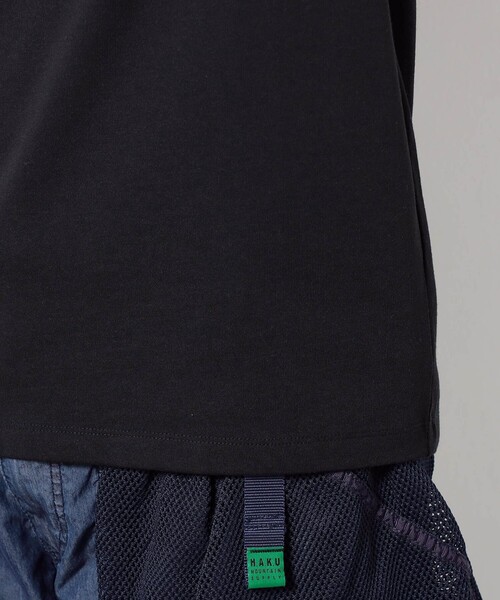 NANGA(ナンガ)の「NANGA ECO HYBRID MT LOGO TEE(Tシャツ/カットソー・メンズ・ホワイト/ブラック・M/L)」の8枚目の写真