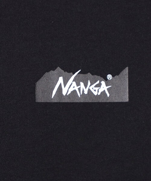 NANGA(ナンガ)の「NANGA ECO HYBRID MT LOGO TEE(Tシャツ/カットソー・メンズ・ホワイト/ブラック・M/L)」の11枚目の写真