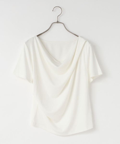LOWRYS FARM（ローリーズファーム）の「ドレープオフショル５Ｓ 638383（Tシャツ/カットソー・レディース・ホワイト系その他/ホワイト/グレー/ブラック・FREE）」の16枚目の写真