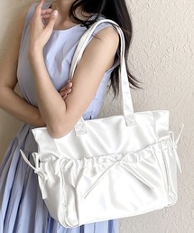 トートバッグ リボン 大容量バッグ A4