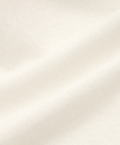ADAM ET ROPE'(アダムエロペ)の「【WEB限定】・【サステナブル】リネンMIXシアーカーディガン(カーディガン/ボレロ・レディース・オフホワイト/ブラック/サックスブルー・FREE)」の11枚目の写真